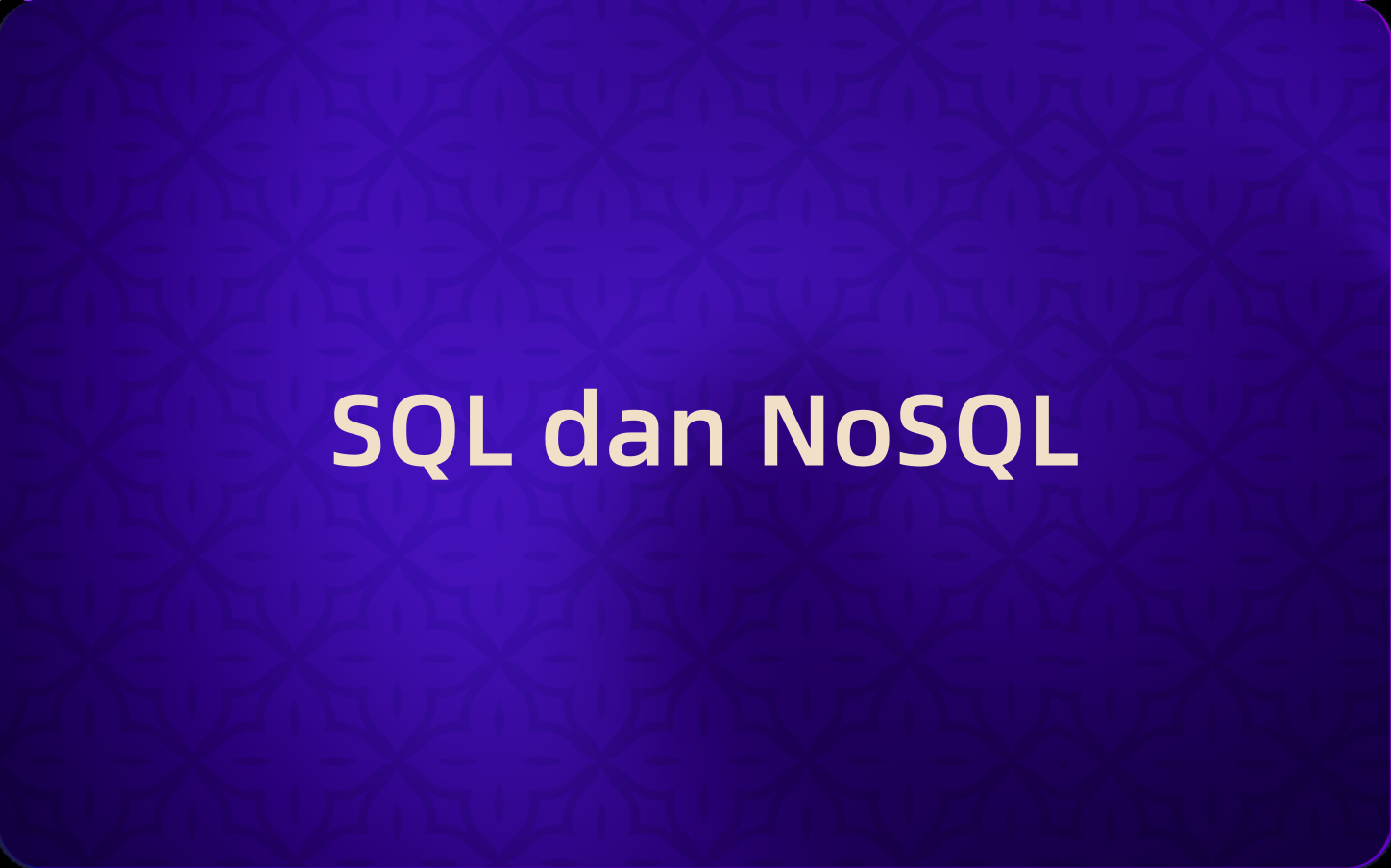 SQL atau NoSQL? Mengapa EchoAPI Mengatakan: Gunakan Keduanya untuk API yang Lebih Baik